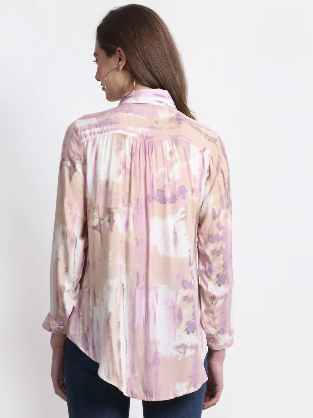 Women Collared Viscose Printed Shirt - Global Republic