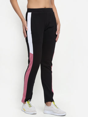 Women Black Solid Lower