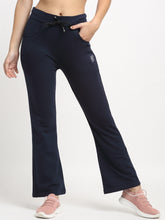 Women Navy Blue Solid Stretchable Lower
