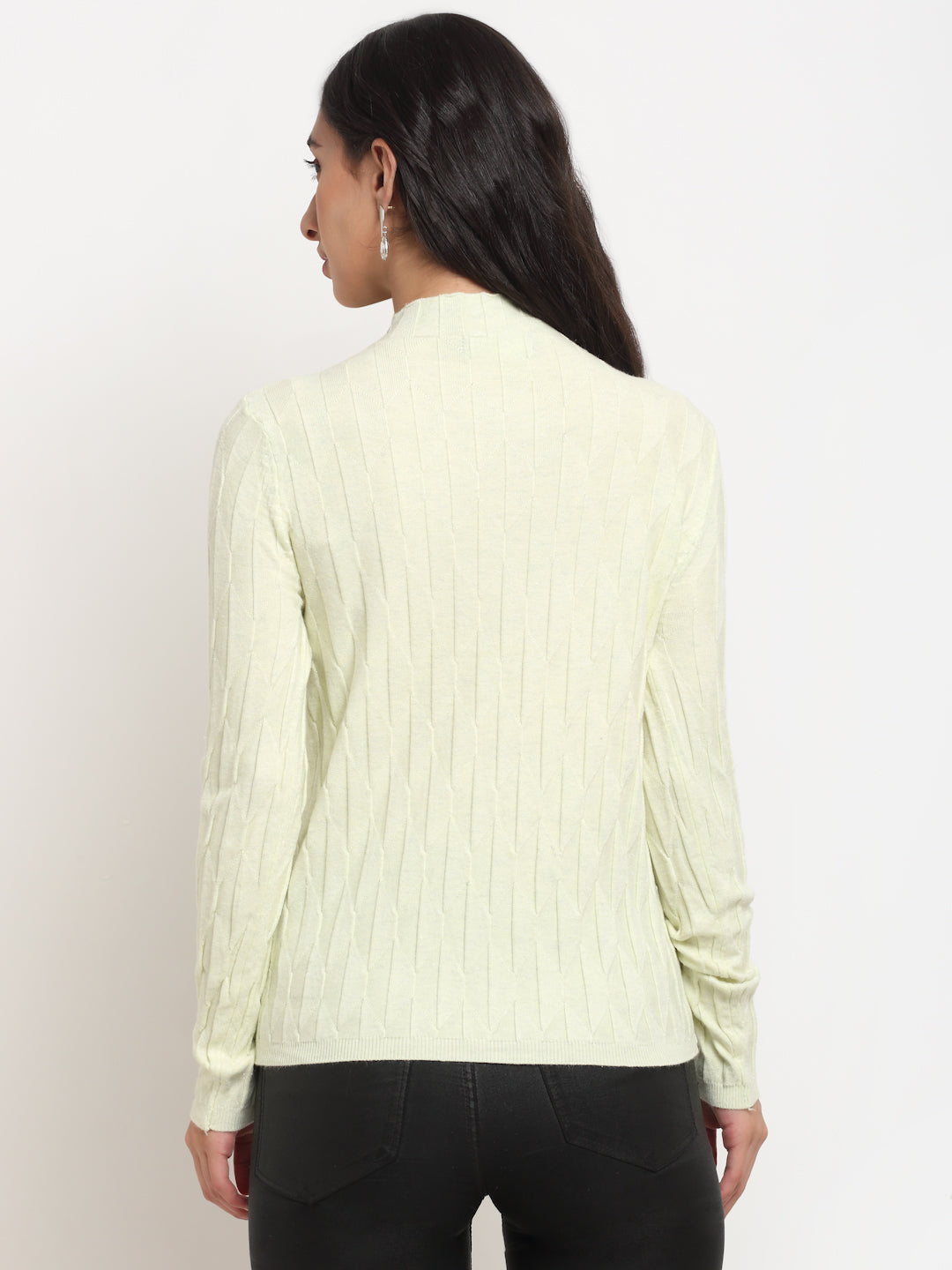 buy  White High Neck Solid Skeevi