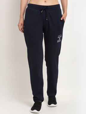 Women Navy Blue Sports Pants