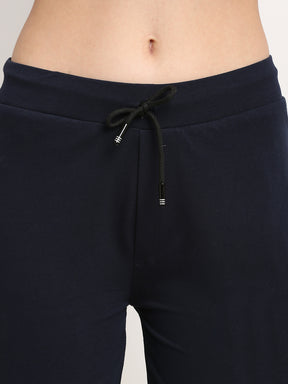 Women Navy Blue Sports Pants