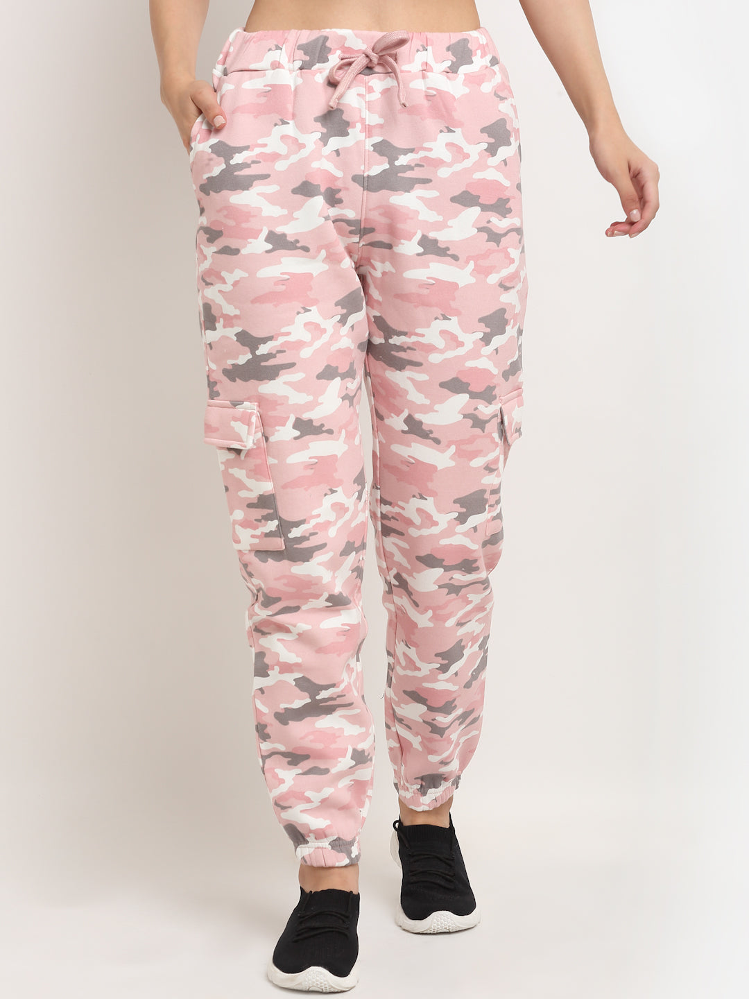 Pink Printed Hosiery Lower 