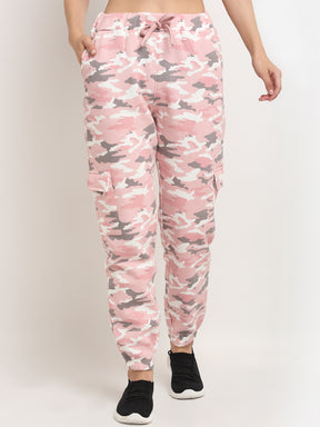 Pink Printed Hosiery Lower 