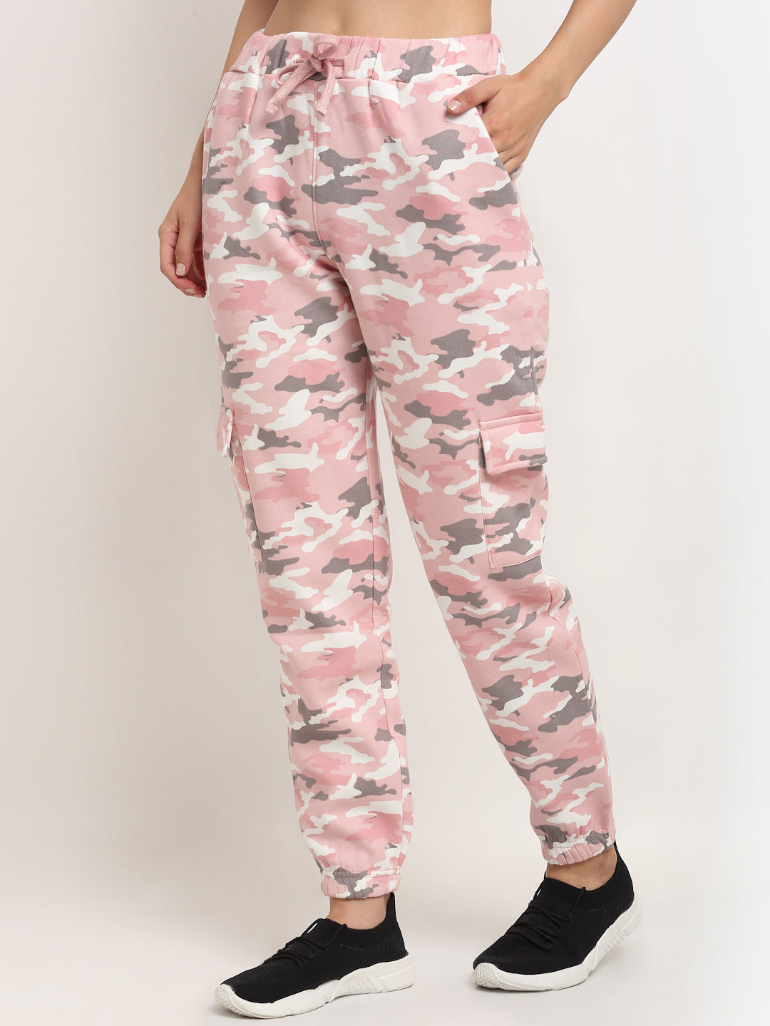 Pink Printed Hosiery Lower 