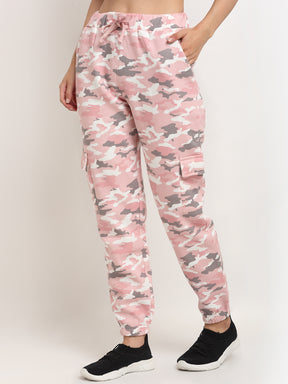 Pink Printed Hosiery Lower 